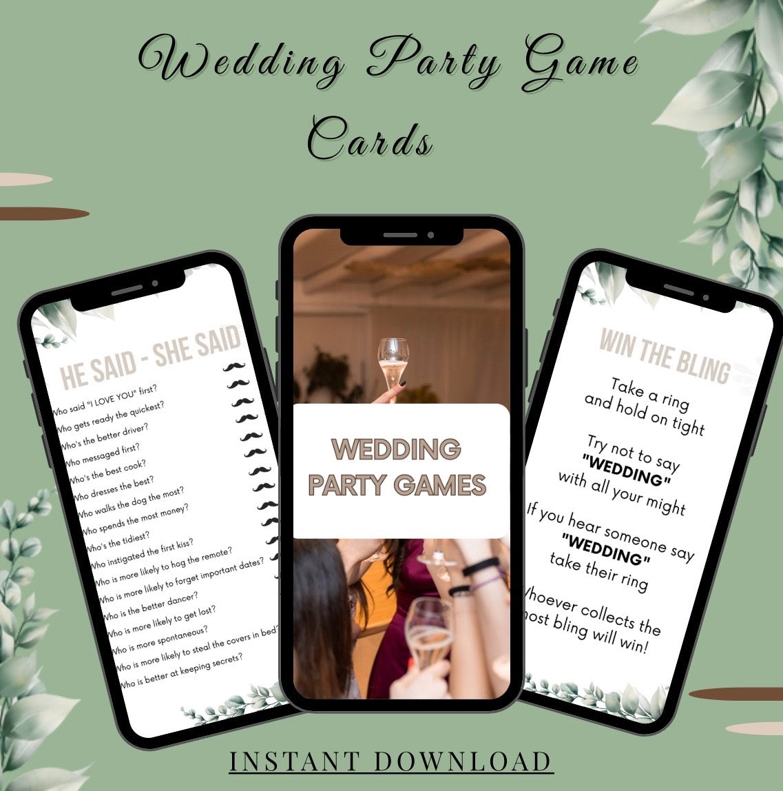 The Ultimate Wedding Planner Bundle (60+ Printable Planning Tools)
