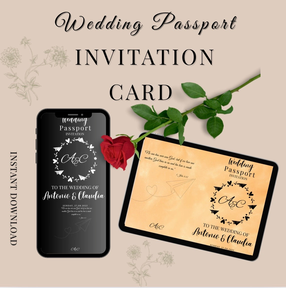 The Ultimate Wedding Planner Bundle (60+ Printable Planning Tools)