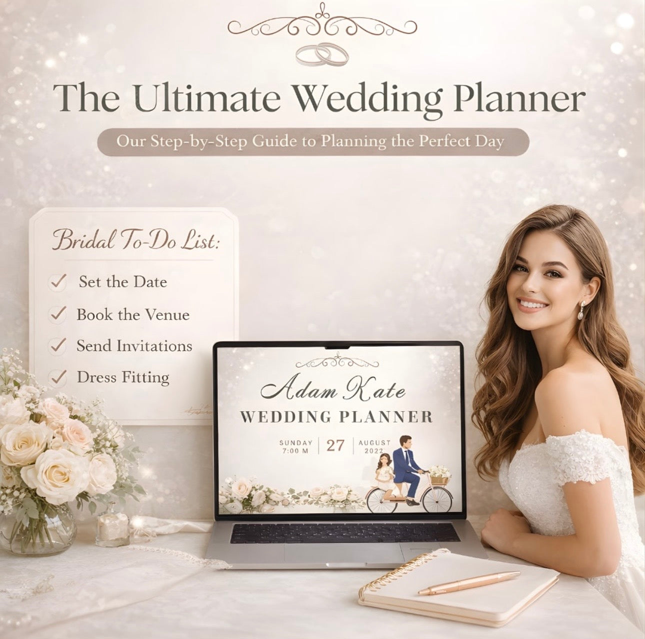 The Ultimate Wedding Planner Bundle (60+ Printable Planning Tools)
