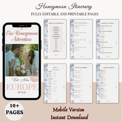 The Ultimate Wedding Planner Bundle (60+ Printable Planning Tools)