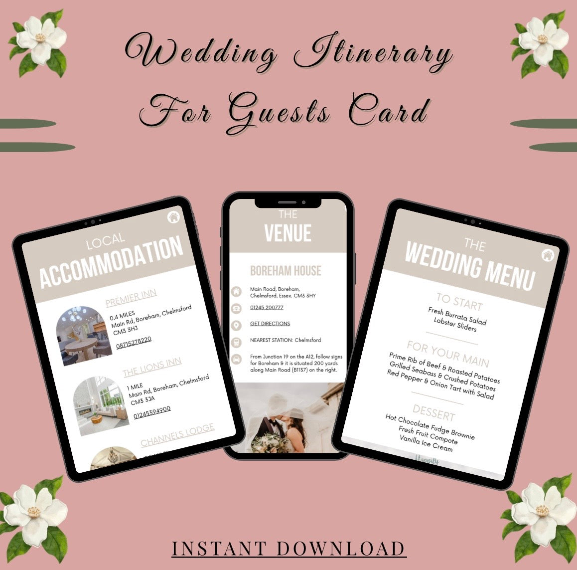 The Ultimate Wedding Planner Bundle (60+ Printable Planning Tools)